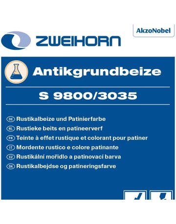 Antikgrundbeize S 9800/A 3035 1 ltr - Zweihorn